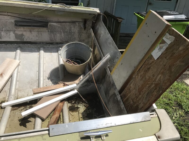 Aluminum Fishing Boat with Trailer - Restoration Project