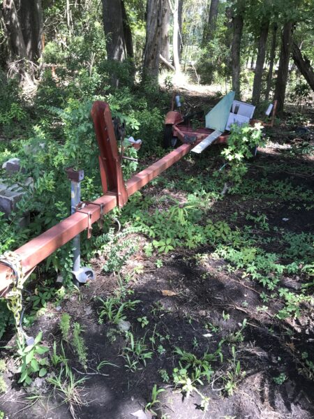 Aluminum Fishing Boat with Trailer - Restoration Project