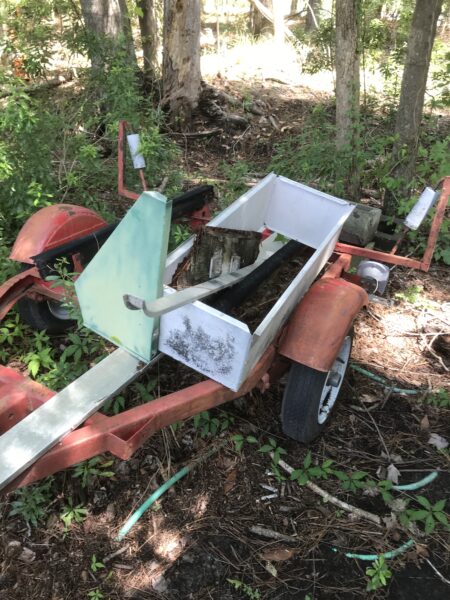 Aluminum Fishing Boat with Trailer - Restoration Project