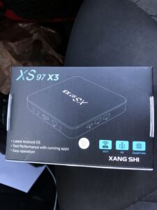 X96 X3 TV Box Packaging