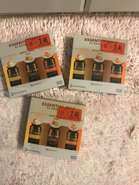 Three Packaged Black-and-Orange Accessories