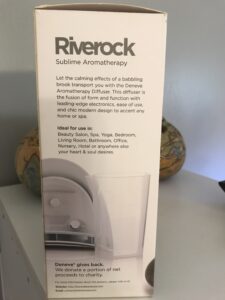 Deneve White Oval Device with Stand
