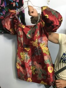 Twice As Nice Floral Puff-Sleeve Dress, Size XS