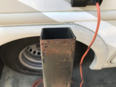 Steel Hitch-Mounted Mesh Cargo Carrier Basket