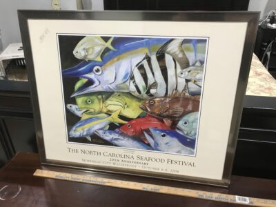 Framed 2006 North Carolina Seafood Festival Poster